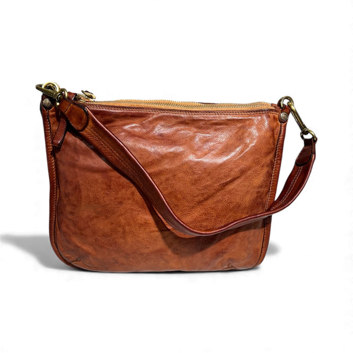 ELSA - Shopping Bag in garment-dyed cowhide leathers
