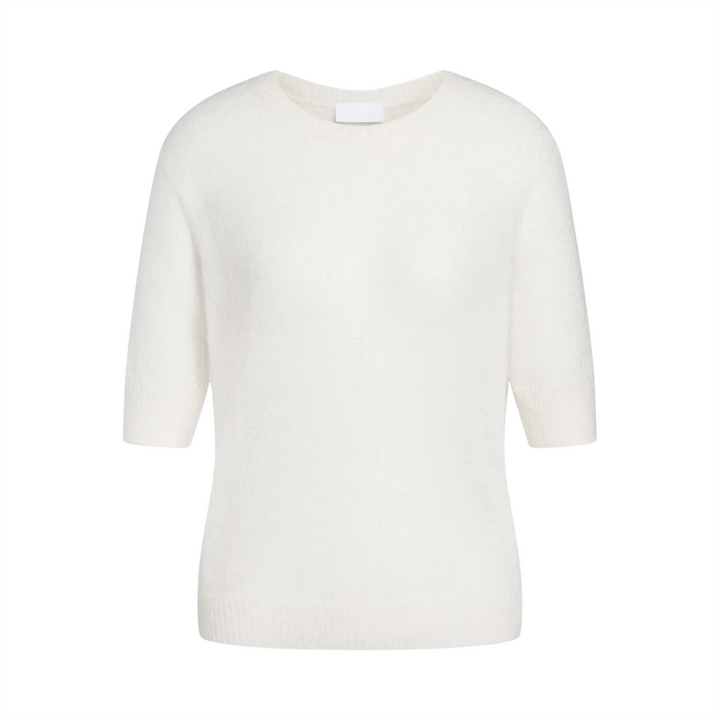 KNITTED T-SHIRT White