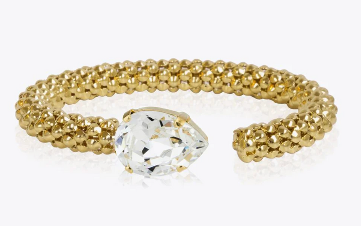 CLASSIC ROPE BRACELET GOLD CRYSTAL