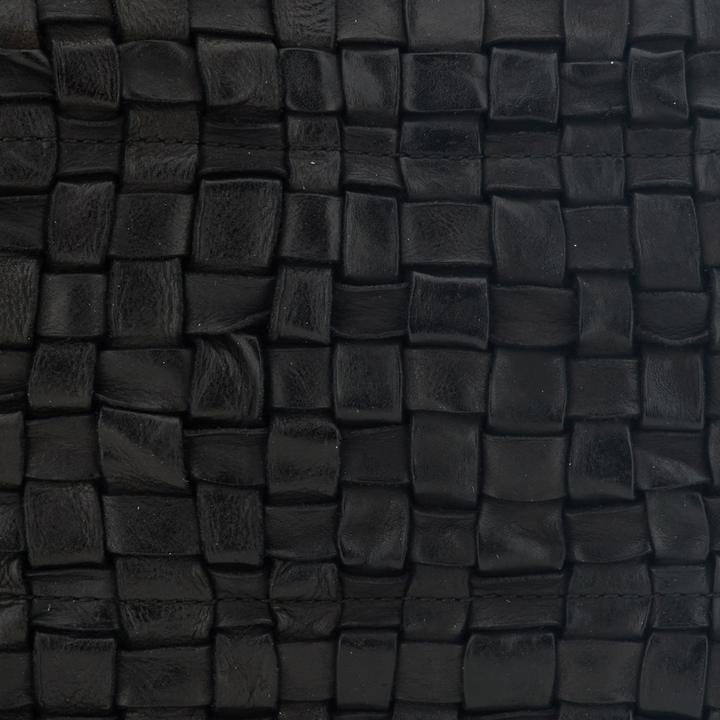 RACHELE - BOWLING BAG COW WOVEN