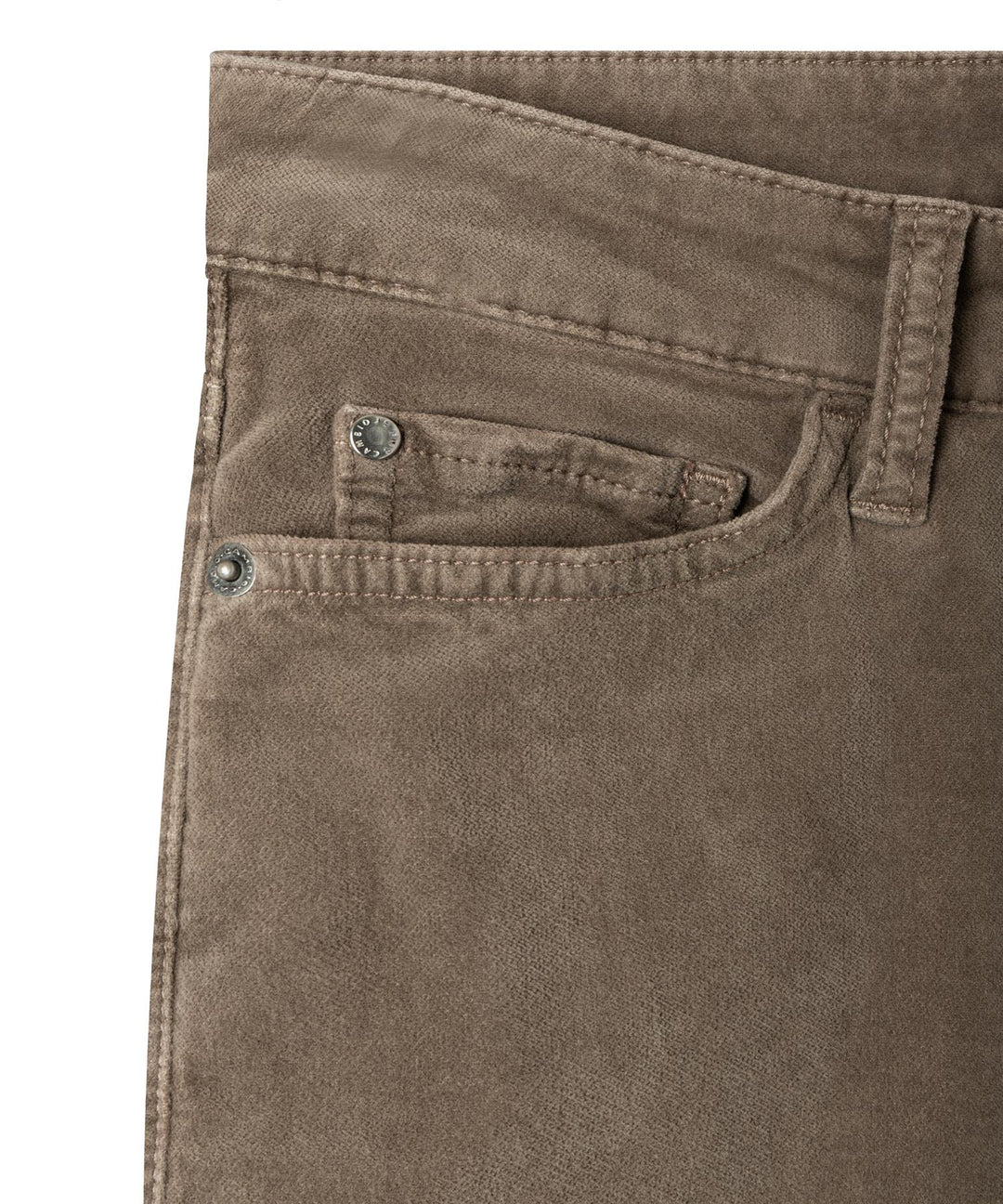 Piper Cropped Velvet Superstretch Pigment Dyed