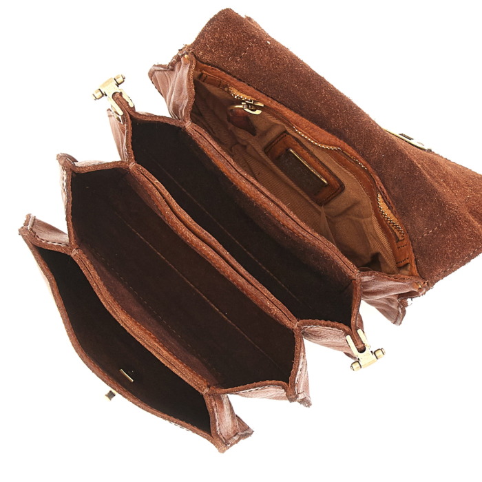 Agnese S - Crossbody Bag with Ribbon Shoulder Strap