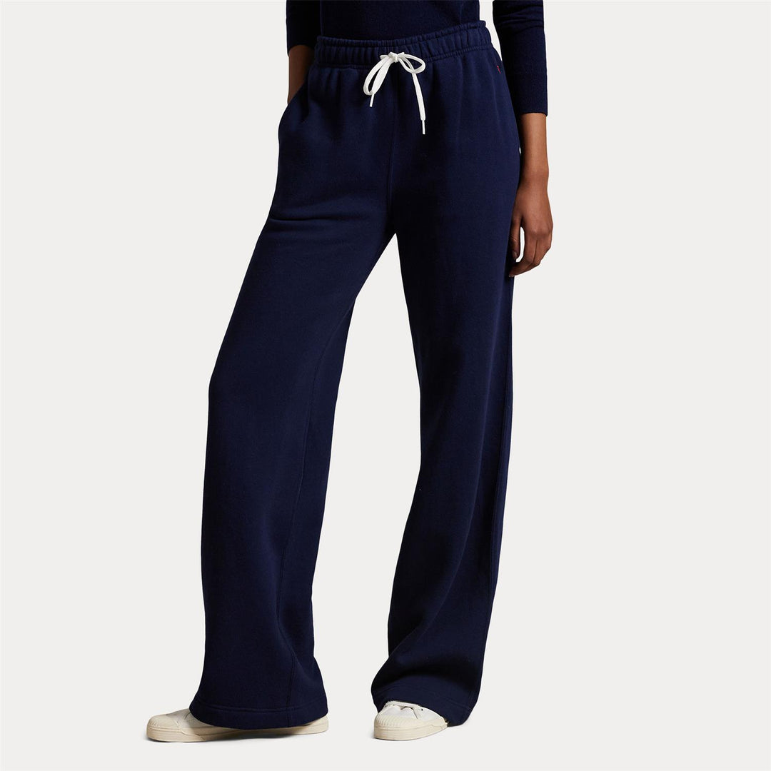 DRAWSTRING FLEECE WIDE-LEG SWEATPANT