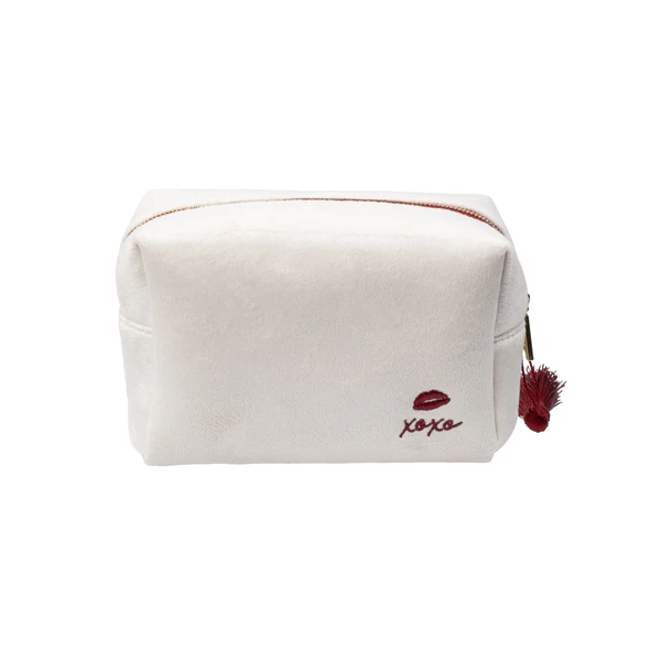 VELVET SQUARE MAKE-UP POUCH SMALL