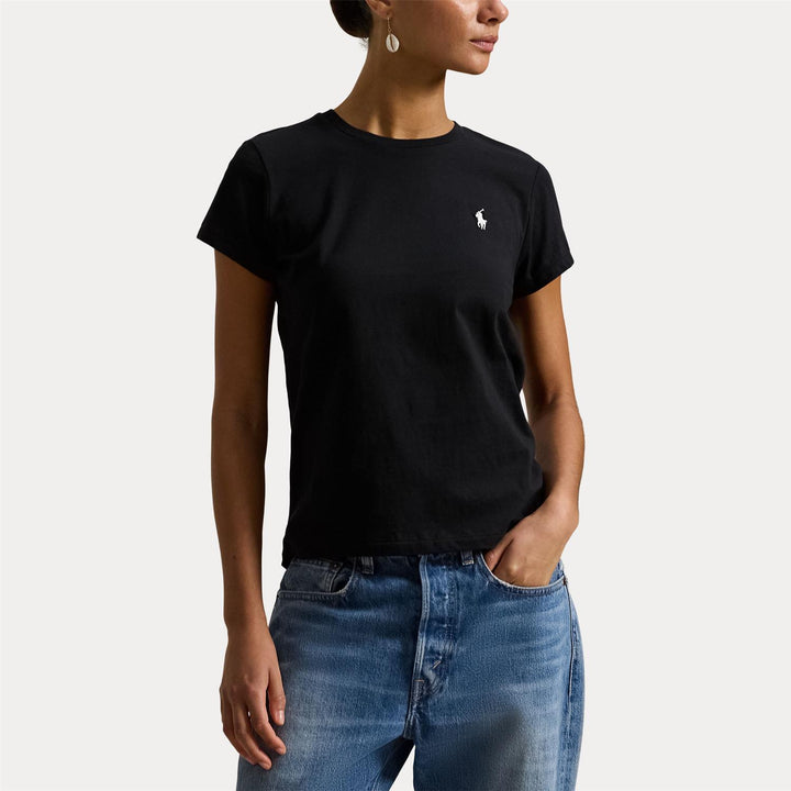 COTTON JERSEY CREWNECK TEE